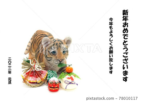 New Year's card tiger year New Year's card tiger year 78010117