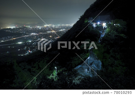 Night view of the Okunoin Temple and the Seto Ohashi area 78010293
