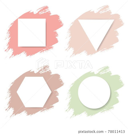 Pastel Blot With White Poster Pastel Blot With White Poster 78011413