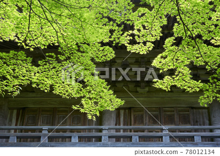 滋賀縣東海市山門青翠的永源寺 78012134