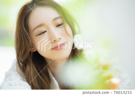 Woman Laughing Smile Beauty Woman Laughing Smile Beauty 78013253