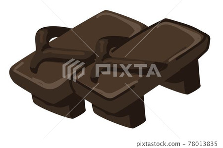 Asian shoes on flat platforms, Japanese style Asian shoes on flat platforms, Japanese style 78013835