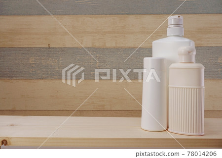 plastic bottles of body care and beauty products plastic bottles of body care and beauty products 78014206