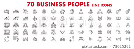 商業 商務 圖標 78015291