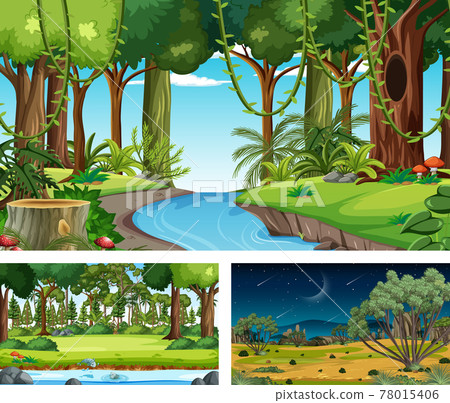 Different nature horizontal scenes Different nature horizontal scenes 78015406