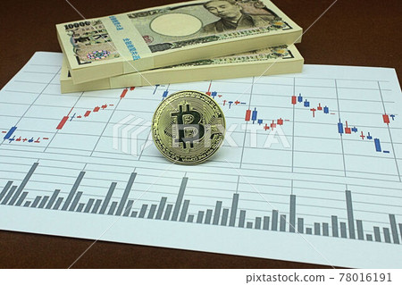 [Thumbnails of articles about virtual currency, bitcoin, investment, etc.] Bitcoin and a wad of million yen 78016191