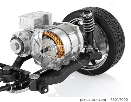 電動汽車電機驅動圖像（剖視圖） 78017090