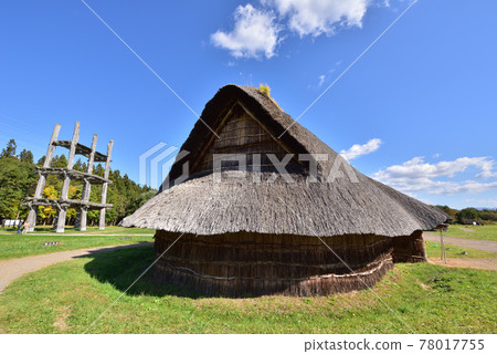 World Cultural Heritage Sannai Maruyama Site Special Historic Site Sannai Maruyama Site Large Horidate Pillar Building Mura in the Jomon Era Aomori City Sannai Aza Maruyama 78017755