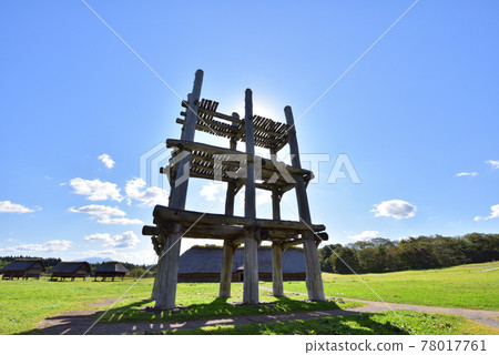 World Cultural Heritage Sannai Maruyama Site Special Historic Site Sannai Maruyama Site Large Horidate Pillar Building Mura in the Jomon Era Aomori City Sannai Aza Maruyama 78017761