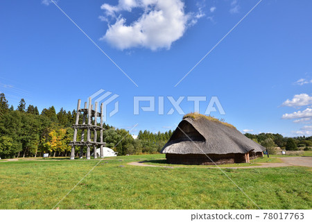 World Cultural Heritage Sannai Maruyama Site Special Historic Site Sannai Maruyama Site Large Horidate Pillar Building Mura in the Jomon Era Aomori City Sannai Aza Maruyama 78017763