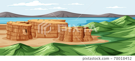 Green nature ecosystem landscape Green nature ecosystem landscape 78018452