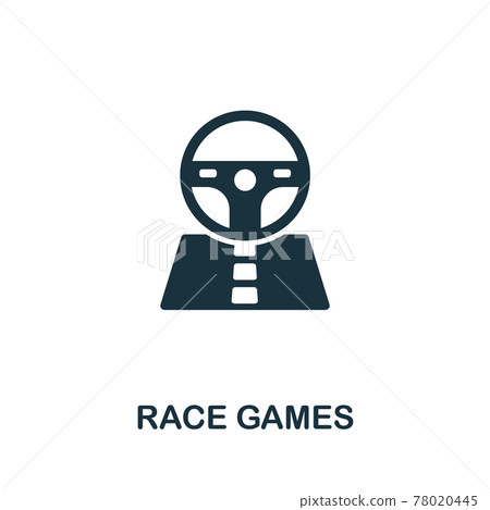 Race Games icon from video games collection. Simple line Race Games icon for templates, web design and infographics Race Games icon from video games collection. Simple line Race Games icon for templates, web design and infographics 78020445