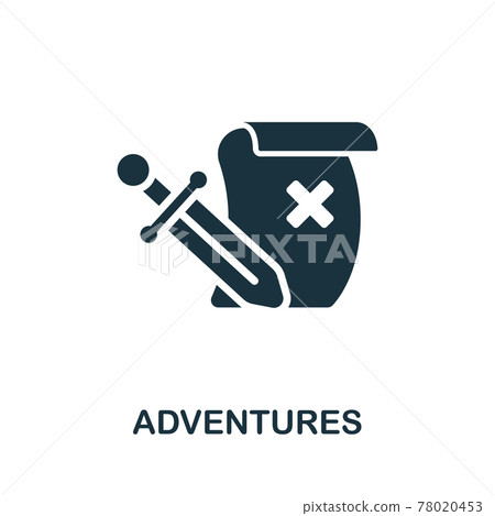 Adventures icon from video games collection. Simple line Adventures icon for templates, web design and infographics Adventures icon from video games collection. Simple line Adventures icon for templates, web design and infographics 78020453