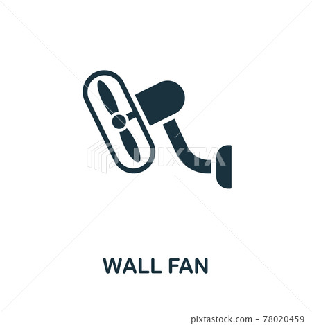 Wall Fan icon. Simple illustration from ventilation equipment collection. Creative Wall Fan icon for web design, templates, infographics and more Wall Fan icon. Simple illustration from ventilation equipment collection. Creative Wall Fan icon for web design, templates, infographics and more 78020459
