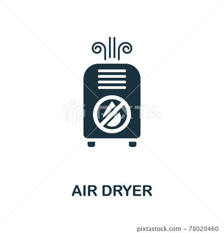 Air Dryer icon. Simple illustration from ventilation equipment collection. Creative Air Dryer icon for web design, templates, infographics and more 78020460