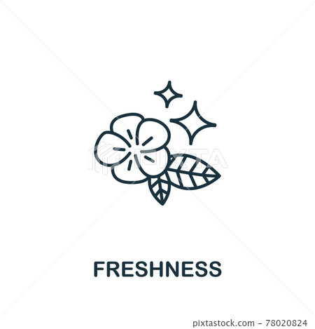 Freshness icon from spa therapy collection. Simple line element Freshness symbol for templates, web design and infographics Freshness icon from spa therapy collection. Simple line element Freshness symbol for templates, web design and infographics 78020824