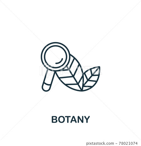 Botany icon from science collection. Simple line element Botany symbol for templates, web design and infographics Botany icon from science collection. Simple line element Botany symbol for templates, web design and infographics 78021074
