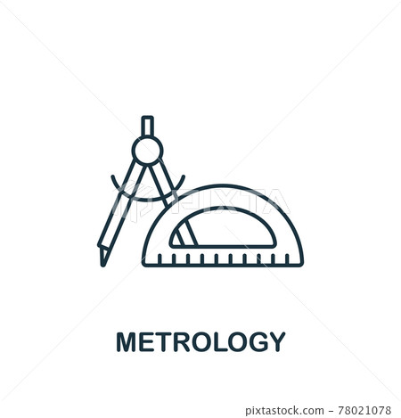 Metrology icon from science collection. Simple line element Metrology symbol for templates, web design and infographics Metrology icon from science collection. Simple line element Metrology symbol for templates, web design and infographics 78021078
