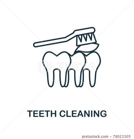 Teeth Cleaning icon. Simple element from personal hygiene collection. Creative Teeth Cleaning icon for web design, templates, infographics and more Teeth Cleaning icon. Simple element from personal hygiene collection. Creative Teeth Cleaning icon for web design, templates, infographics and more 78021505