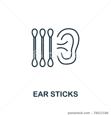 Ear Sticks icon. Simple element from personal hygiene collection. Creative Ear Sticks icon for web design, templates, infographics and more Ear Sticks icon. Simple element from personal hygiene collection. Creative Ear Sticks icon for web design, templates, infographics and more 78021506