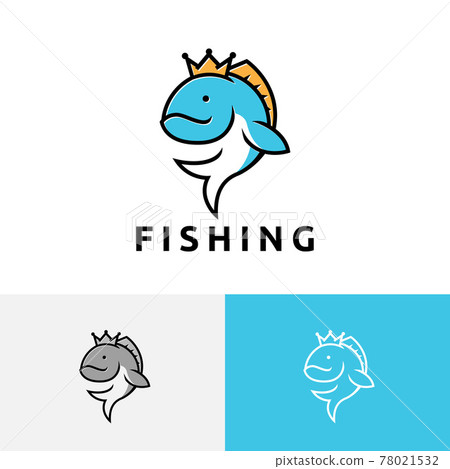 Happy Fish Fishing Gear Equipment Shop Logo Happy Fish Fishing Gear Equipment Shop Logo 78021532
