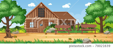 Rural countryside home landscape 78021639