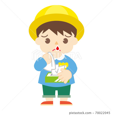 流鼻血的男孩（帶帽子） 78022045