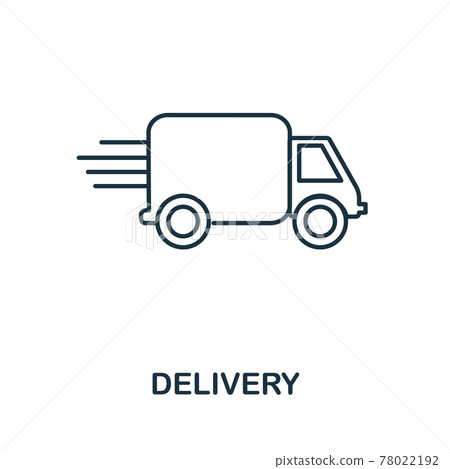Delivery icon. Simple illustration from laundry collection. Creative Delivery icon for web design, templates, infographics and more 78022192