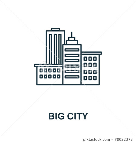 Big City icon. Simple element from global warming collection. Creative Big City icon for web design, templates, infographics and more Big City icon. Simple element from global warming collection. Creative Big City icon for web design, templates, infographics and more 78022372