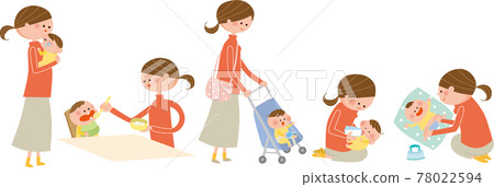 Mom and baby Mom and baby 78022594