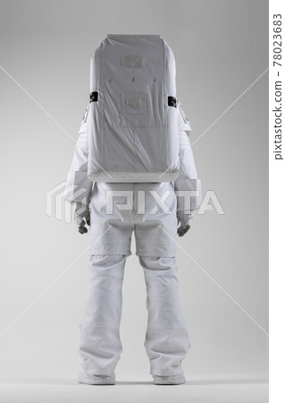 proudly standing astronaut, white background 78023683
