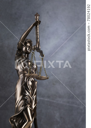 crime and law concept, statue of justice 78024192