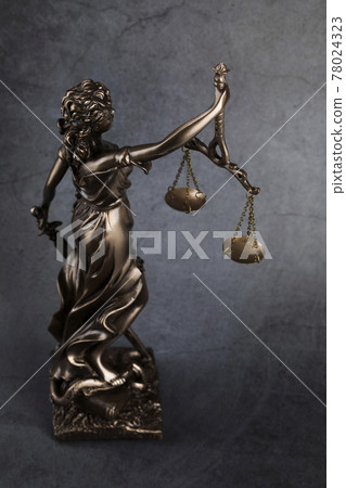 crime and law concept, statue of justice 78024323