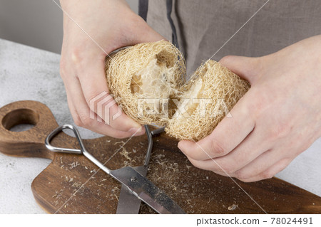 Zero waste - natural loofah 78024491