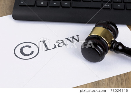 Crime and law - copyright concept 78024546