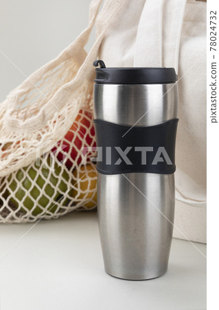 Zero waste - eco bag, net bag with fruits, tumblr 78024732