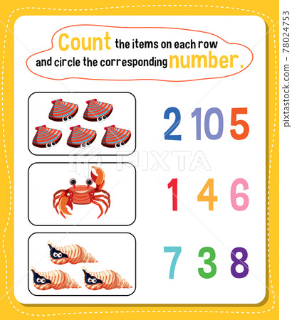 Math count number worksheet Math count number worksheet 78024753