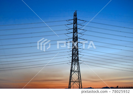 Evening tower Evening tower 78025932