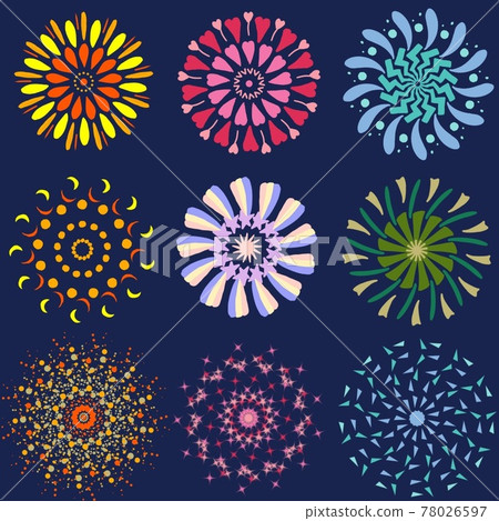 煙花圖 9 種模式 2 煙花圖 9 種模式 2 78026597