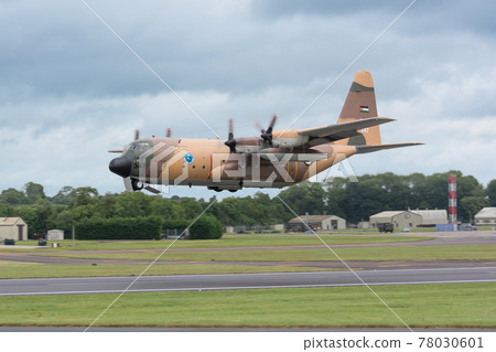 Jordanian Air Force C-130H Hakuries Takeoff Jordanian Air Force C-130H Hakuries Takeoff 78030601