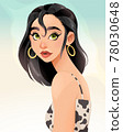 Portrait of a beautiful girl 78030648