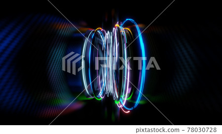3d render, glowing lines, reflection, abstract background 3d render, glowing lines, reflection, abstract background 78030728