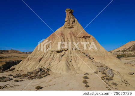 Spain, Navarre, Arguedas, Bardenas Reales desert, natural park classified as Biosphere Reserve by Spain, Navarre, Arguedas, Bardenas Reales desert, natural park classified as Biosphere Reserve by 78030729
