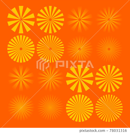 Summer sun rays with orange and yellow background. Summer sun rays with orange and yellow background. 78031316