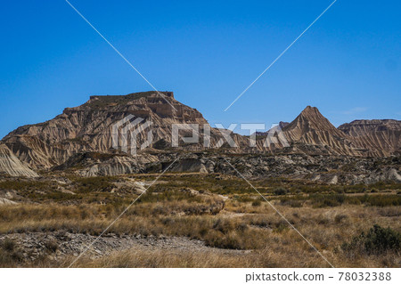 Spain, Navarre, Arguedas, Bardenas Reales desert, natural park classified as Biosphere Reserve by Spain, Navarre, Arguedas, Bardenas Reales desert, natural park classified as Biosphere Reserve by 78032388