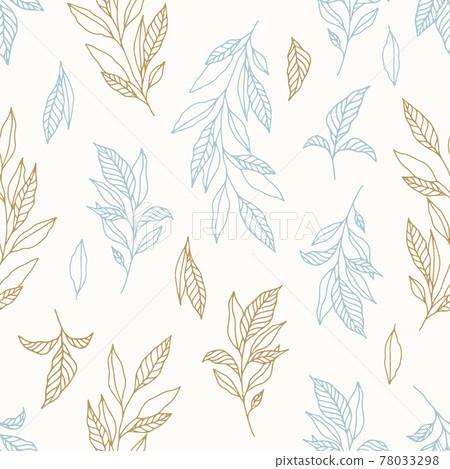 Floral seamless patterns. Vector design for paper, cover, fabric, interior decor 78033298