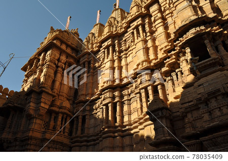 Jain Temple in Fort in India (Jaisalmer) 78035409