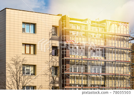 Insulation facade of multi storey residential building 78035503