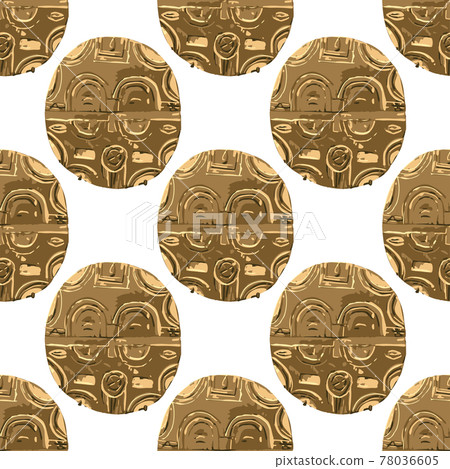 Vector repeated seamless pattern of vintage shields Vector repeated seamless pattern of vintage shields 78036605