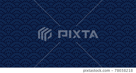 Dot Japanese pattern pattern seamless background material Dot Japanese pattern pattern seamless background material 78038218